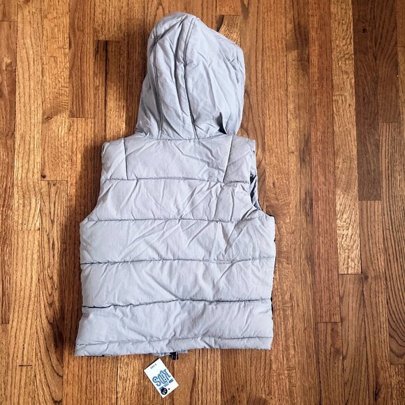 NWT OUTERWEAR | Fleece-Lined Hooded Boys Vest - Picture 2 of 4